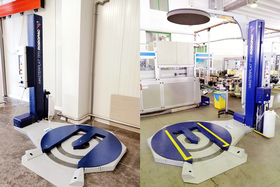 东莞缠绕机马蹄形款应用案例